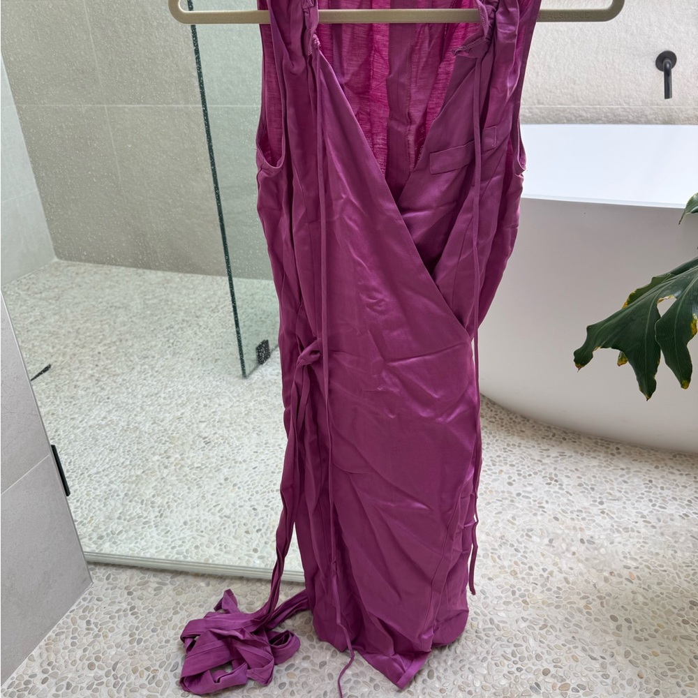 Nanette Lepore Purple Wrap Dress -size 2